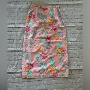 Lilly Pulitzer  100% silk skirt